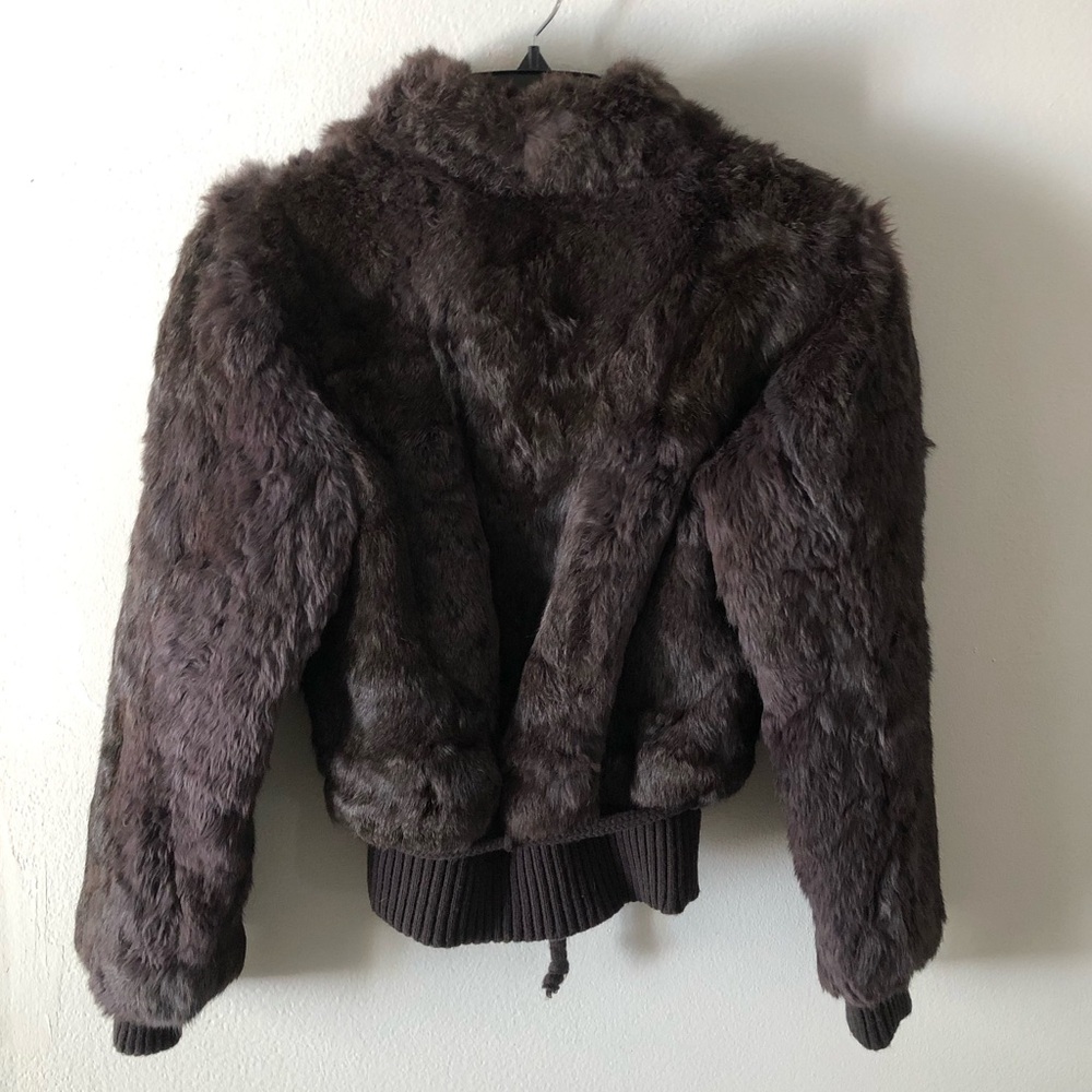 ๐ฅ VTG Dino Ricco Rabbit Fur Coat - Picture 3 of 7